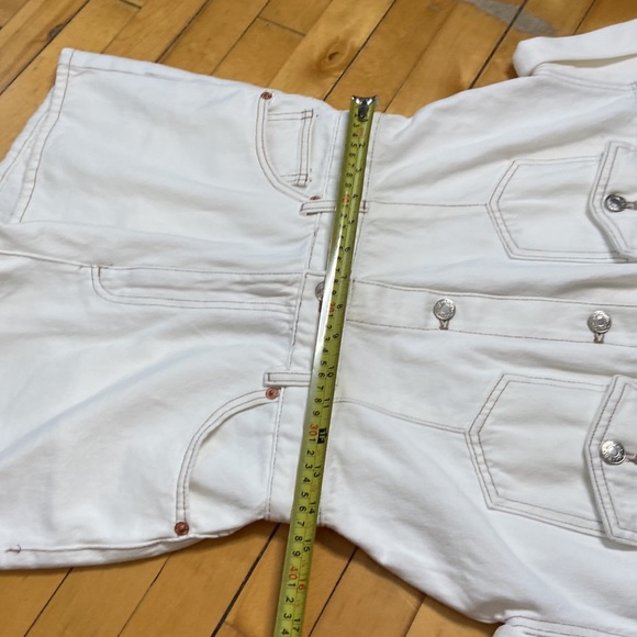 Zara white denim cotton relaxed fit romper - Picture 13 of 14